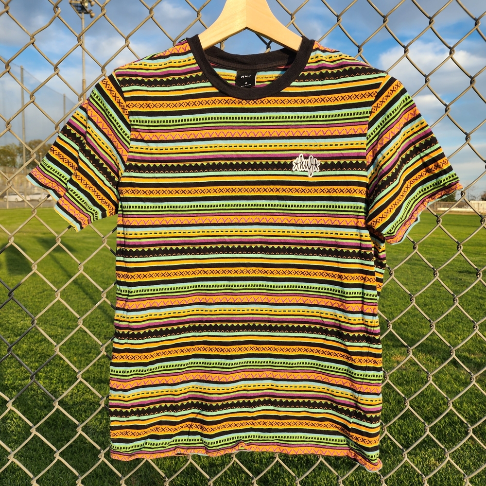 Striped Multicolor HUF T-Shirt